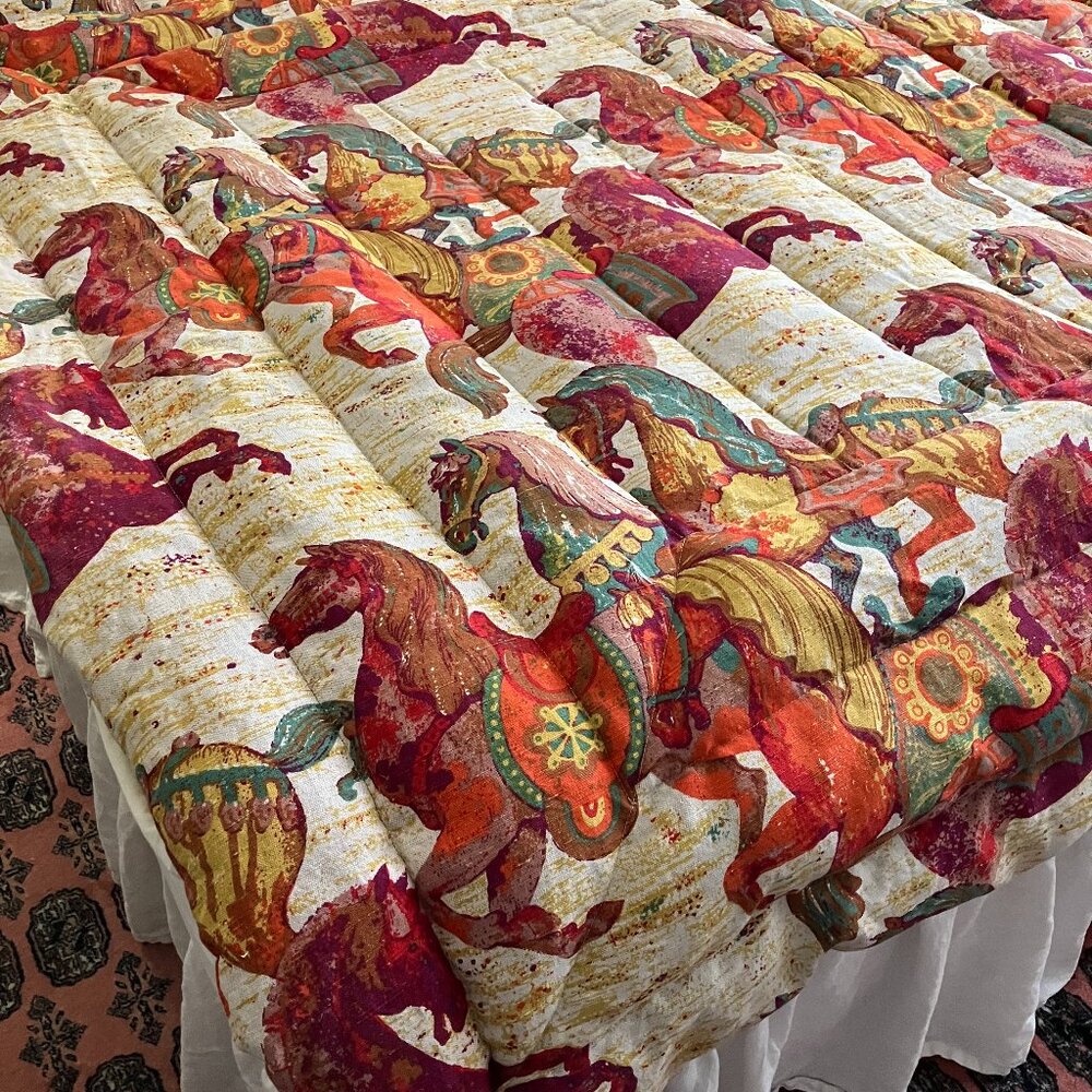 Charming One of a kind  'Down' Quilt